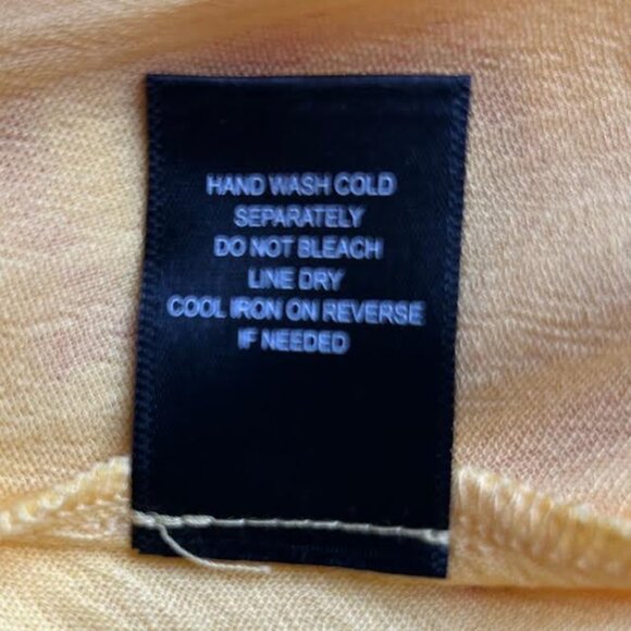 Curations Womens Kaftan Duster Yellow Embroidered Swim Cover Up Boho Gauze NWT - Picture 9 of 10